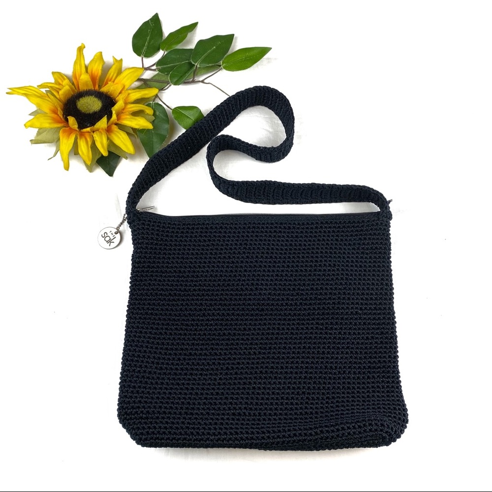 The Sak Crochet Knit Shoulder Strap Bag Purse